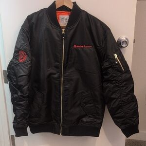 Black Bomber Jacket